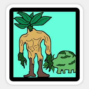 weird mandrake of nightmares Sticker